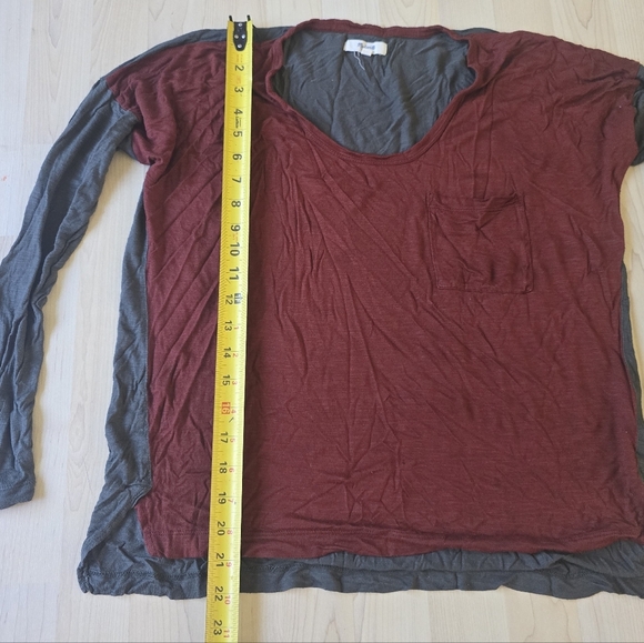 Madewell Long Sleeve Pocket Top Size Small - Picture 5 of 8